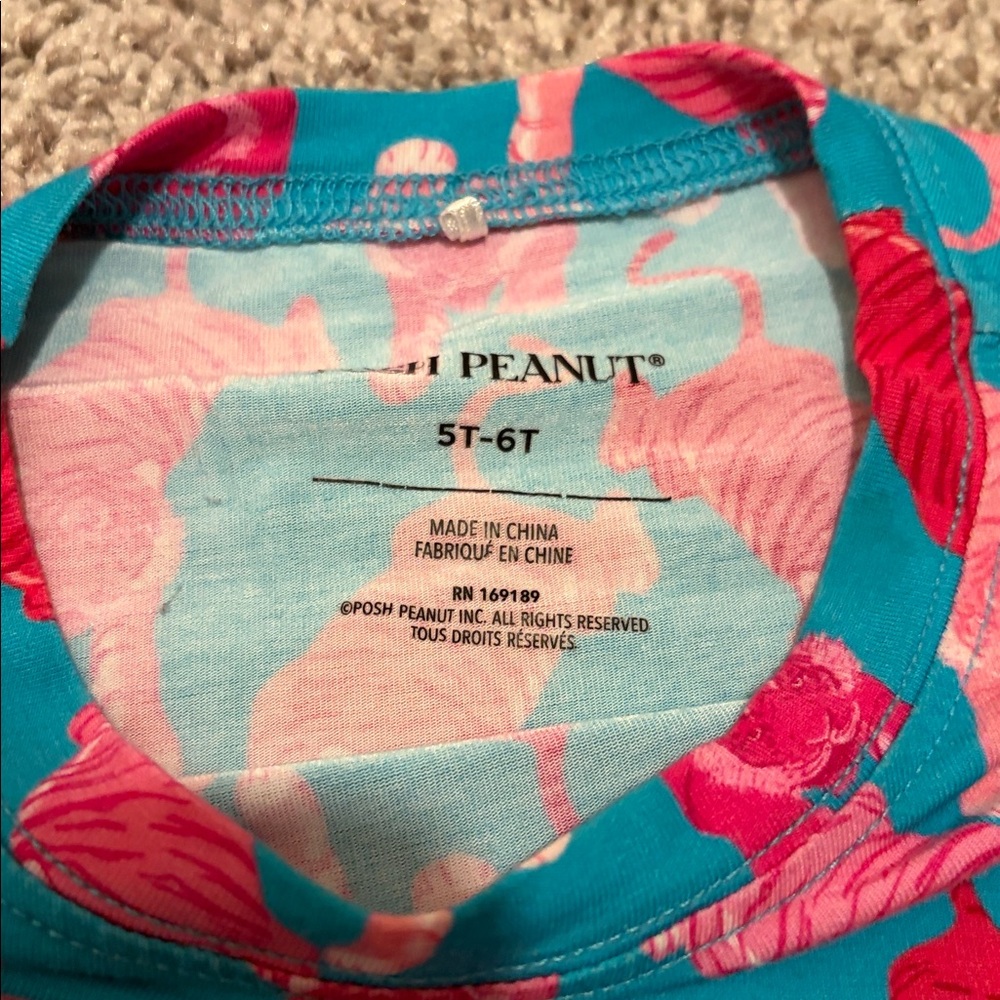 Play Condition Posh Peanut Le Tigre Flounce Dress Sz 5t/6t - Picture 4 of 5